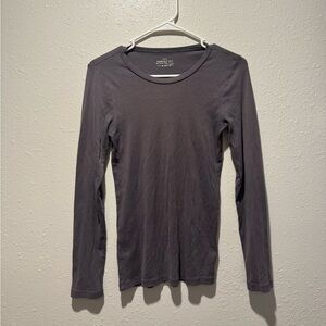 J. Crew Perfect Fit Gray Tee 100% Cotton